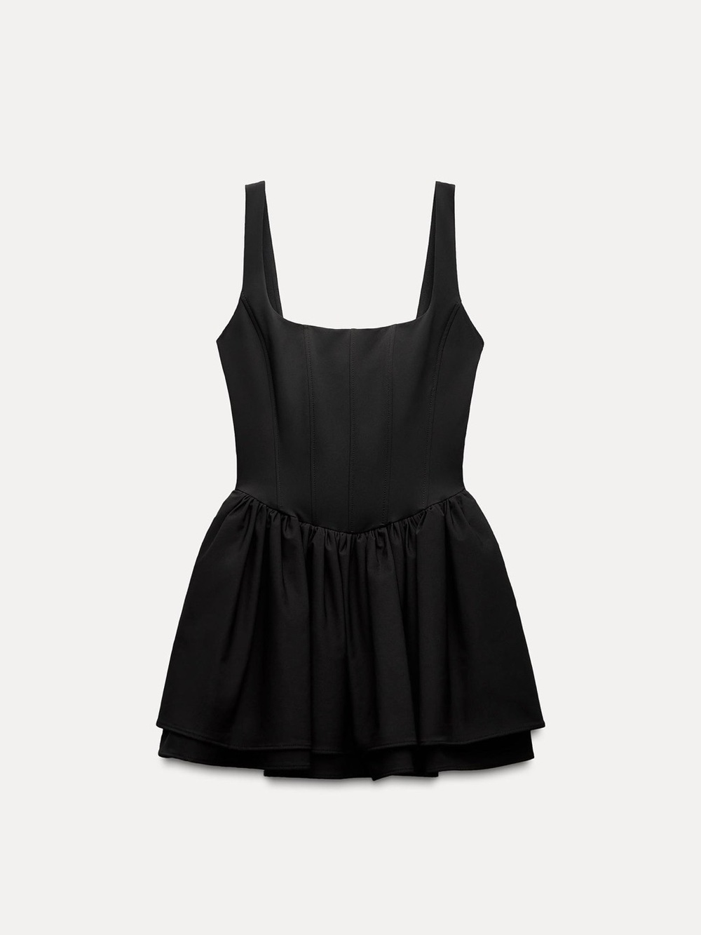 🖤ZARA RUCHED CORSET DRESS MEDIUM